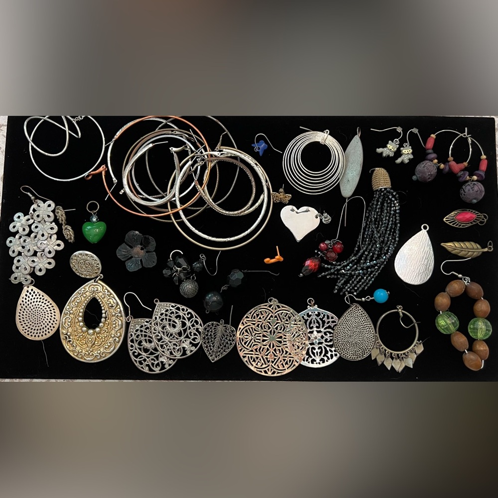 2 Lots of misfit earrings
